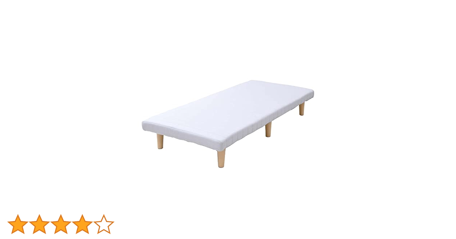 脚付きマットレスセミシングルショートグレー SAM-80180B(LGY/NA) Amazon｜[山善] 脚付きマットレス セミシングルショート